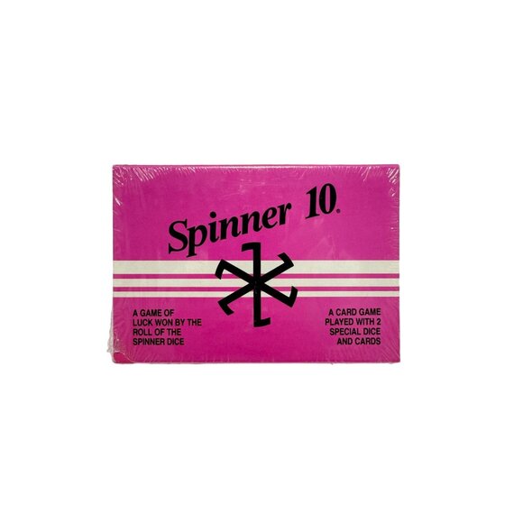 Spinner 10 Card & Dice Game by Spinner Dominoes Complete 1990 NEW Sealed - Picture 1 of 2